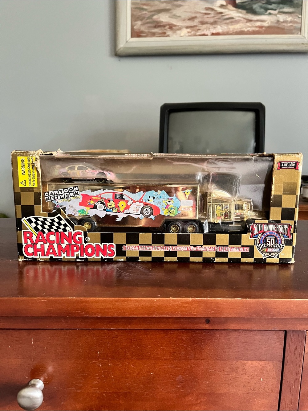 Cartoon Network Gold Toy Semi Truck and Trailer - Gold